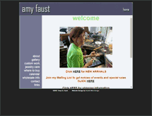 Tablet Screenshot of amyfaust.com